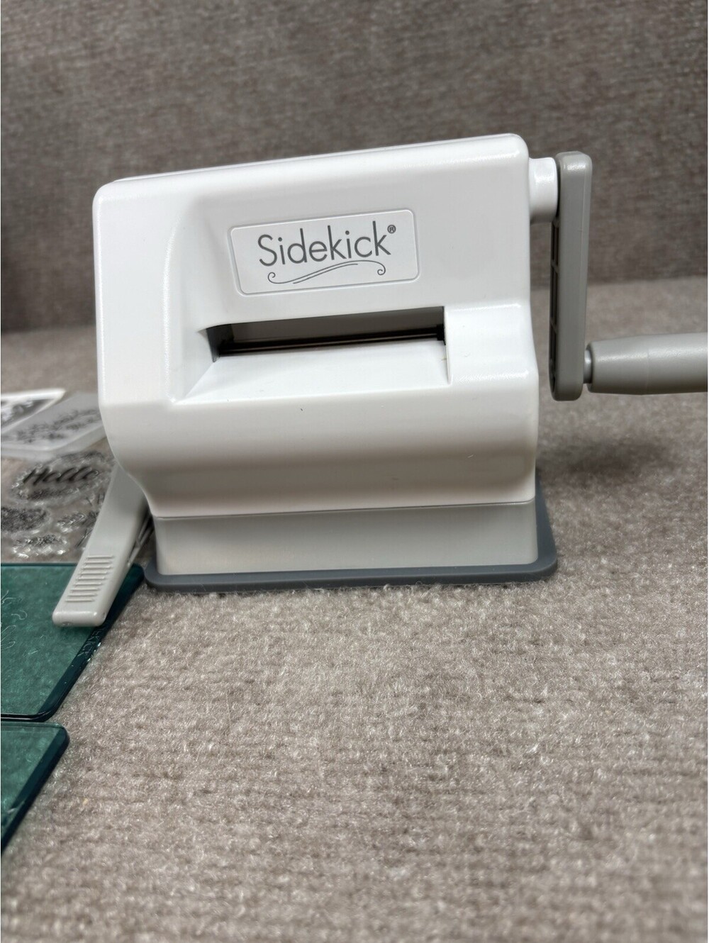 Sizzix Sidekick Manual Die Cutting Embossing Machine 661770 w/ Starter Kit Extra - Picture 11 of 16